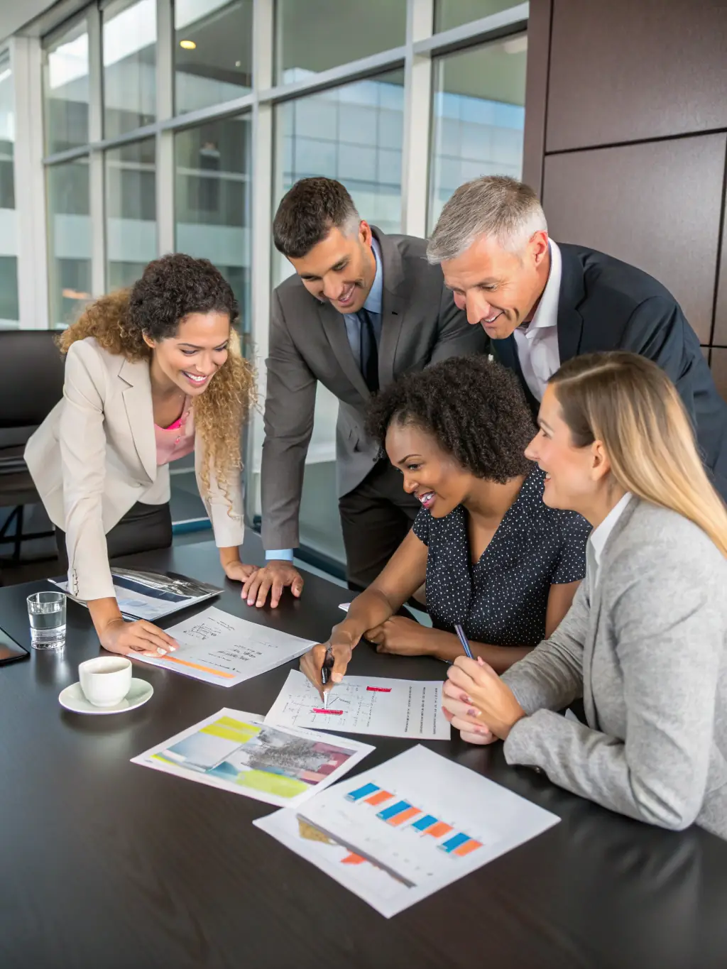 A team of entrepreneurs brainstorming around a whiteboard with creative ideas and sketches, representing Innovation Support.